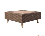 patio coffee table synthetic rattan weaving furniture kona