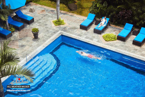 wicker furniture synthetic rattan and rope wicker patio furniture hotel daybed wicker chairs