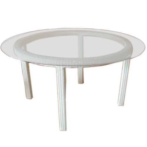 glass dining table round premium furniture zao paolo