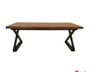 rectangular dining tables four dinners wooden top datub
