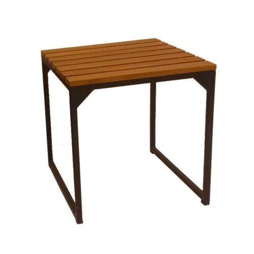 wooden side table all weather outdoor furniture honokalani