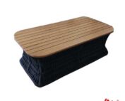 rectangular coffee table rope weaving outdoor furniture neo armada