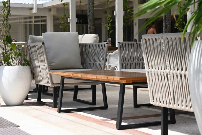 outdoor sofa patio seat furniture for luxury hotels and resorts borneo