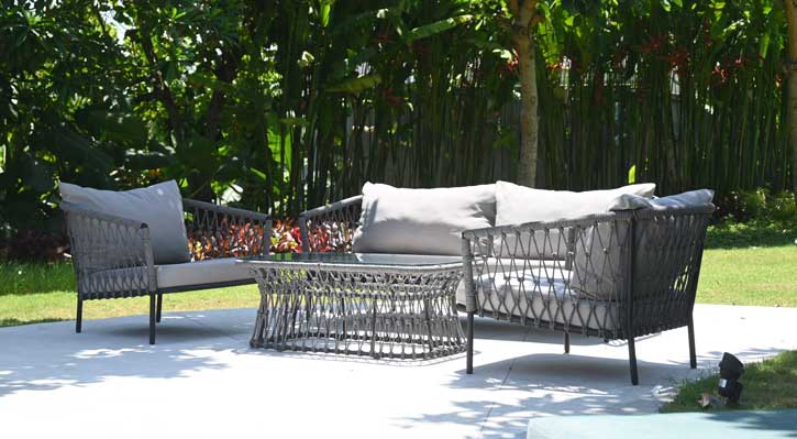 outdoor sofa couch for resorts and villas andalas two seater hotel furniture collections