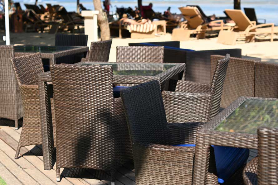 outdoor wicker furniture