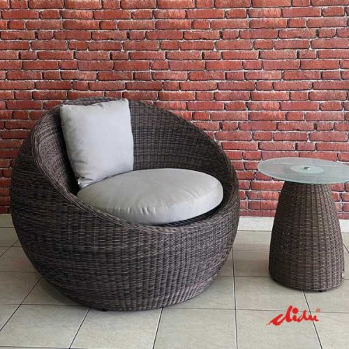 round wicker sofa outdoor hotel furniture coco loom