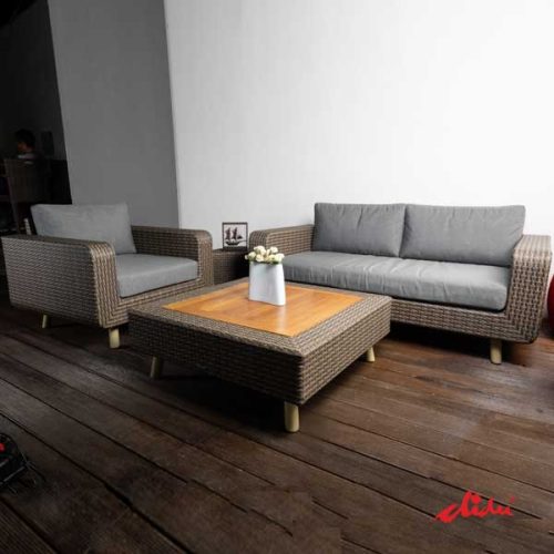 modern wicker sofa set for hotels outdoor furniture kona