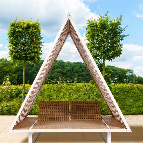 premium daybed for luxury hotels and resorts furniture piramid outdoor furniture factory and manufacturer