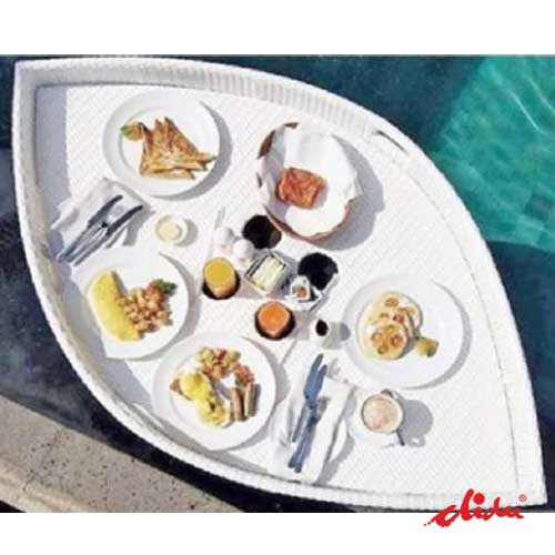 buoyant food tray for swimming pool restaurant dining diamond