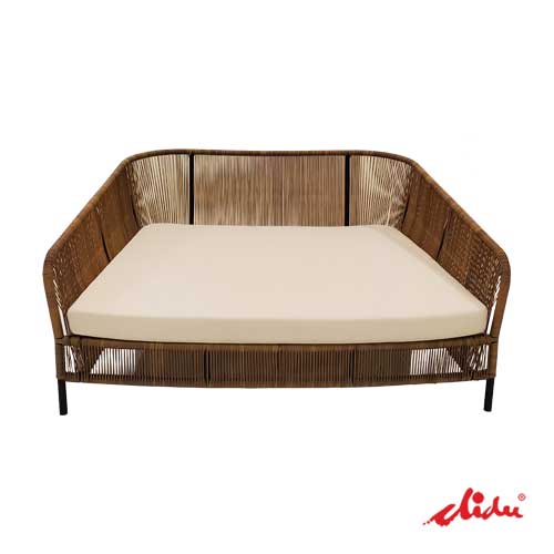 patio daybed with comfort cushion and pillows gala loom